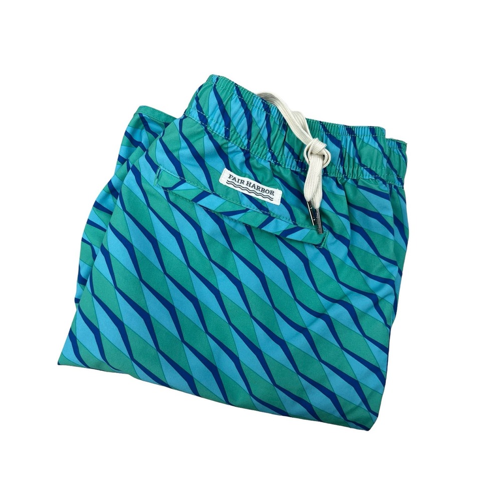 Fair‎ Harbor Anchor Lined Shorts Stretch Pockets Mastos 7.5” Inseam Men’s L